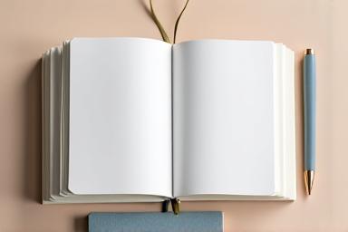 Collection of elegant wellness journals with pens, inviting reflection.